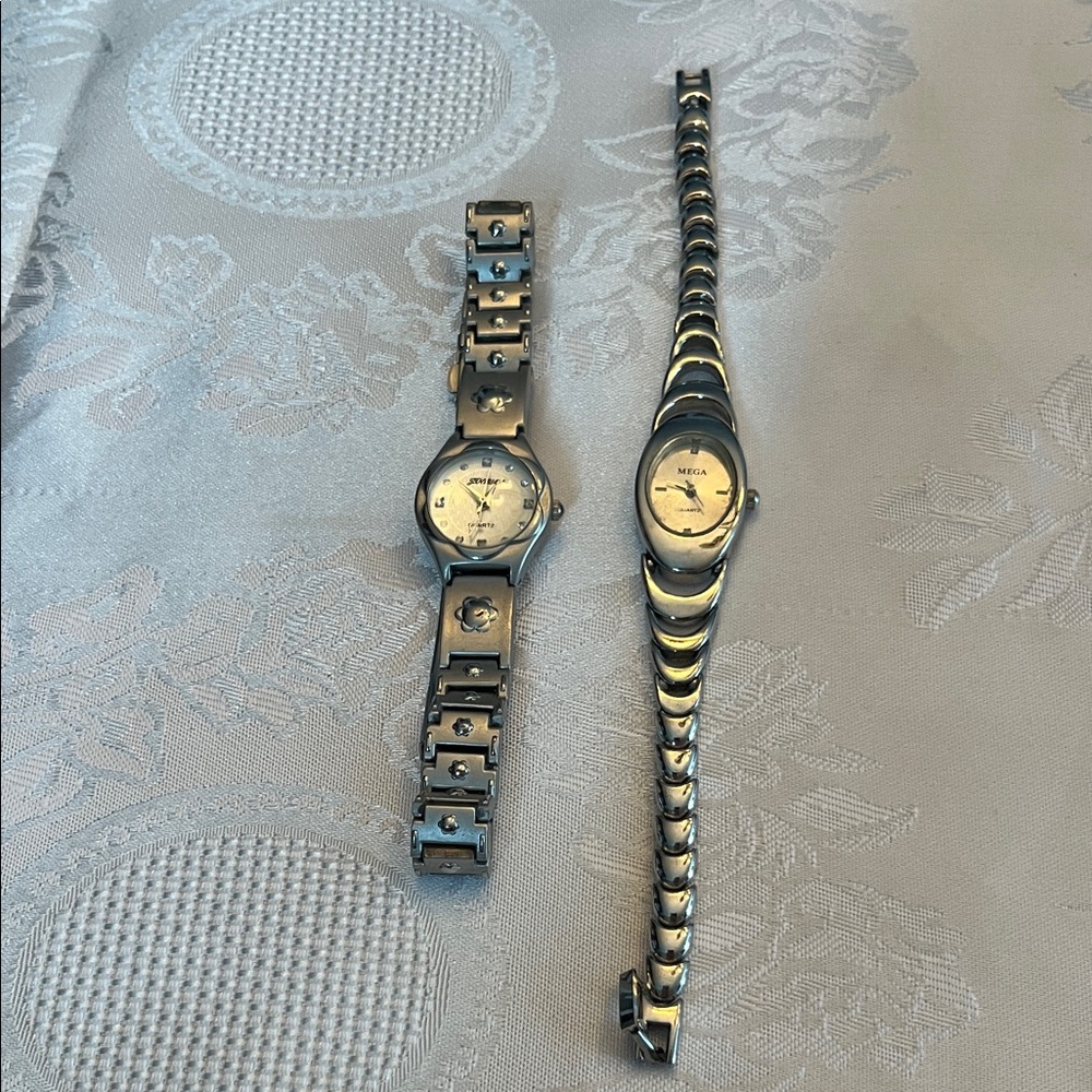 Silver Metal Watches